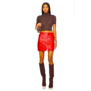 NWT - FP Layla Vegan Mini Skirt - 6